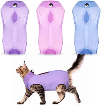 China Cat Professional Recovery Suit stocked for abdominal injuries, E-collar alternative for cats and dogs, after surgery use for sale