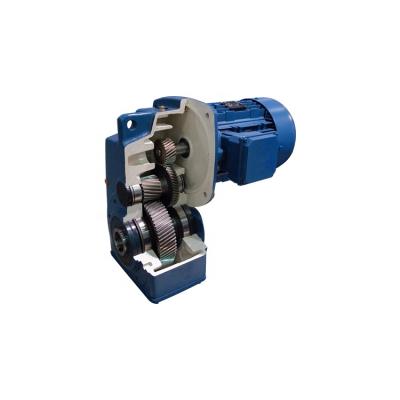 China Garment shops Goldgun F shaft series-parallel hoist helical gearbox for parallel shaft speed reducer for sale