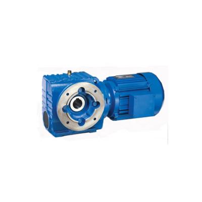 China Factory SAF Series High Effeciency Helical Worm Speed ​​Reducer Gear Box Hollow Shaft With Flange for sale