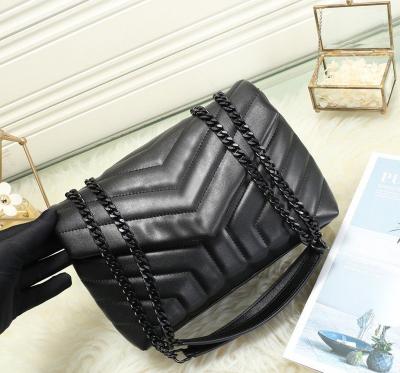 China 2022 Luxury Famous Brands Chain Designer Bag Chains High Quality Ladies Women's Shoulder Bags Genuine Leather Bag Chains for sale