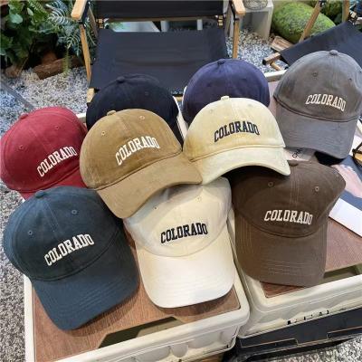 China Vintage Waterproof High Quality Unisex Cotton Ball Caps Custom Black 100% Simple Hats New for sale