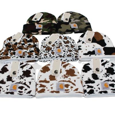 China Acrylic Fiber Winter Knitted Beanie Hat Hot Sale Animal Pattern Winter Warm Hat for sale