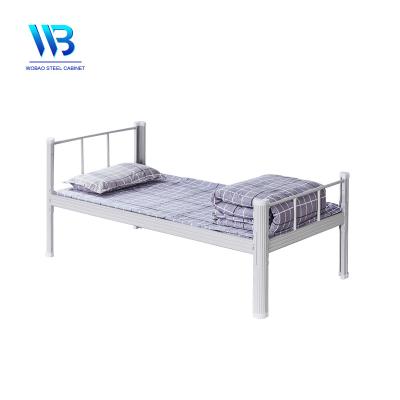 China Factory direct wholesale adjustable bedroom furniture cheap full size metal steel iron frame bed for sale