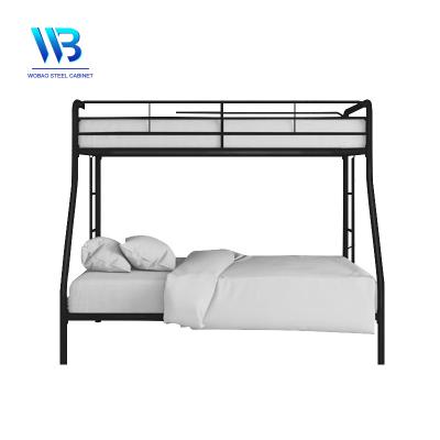 China Customizable Wholesale Size Adjustable (Height) Adults Kids School Dorm Metal Bunk Iron Bed for sale