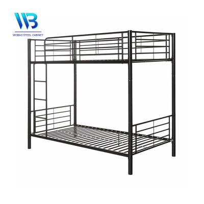 China (Size) Modern and Commercial Home Furniture Metal Hardware Adjustable Wrought Iron Bunk Bed for sale