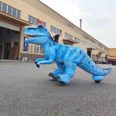 China Parque de diversiones eléctrico robótico Animatrónico Dinosaurio paseo hacia el centro comercial en venta