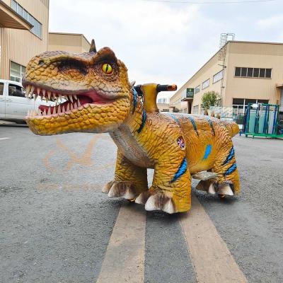 China Dinosaur Animatronic Ride Theme Park Electric Dinosaur Ride for Jurassic World for sale