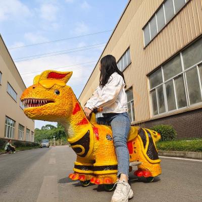 China Parque de diversões Dinossauro Scooter elétrico, Shopping Mall Dinossauro elétrico Ride On à venda