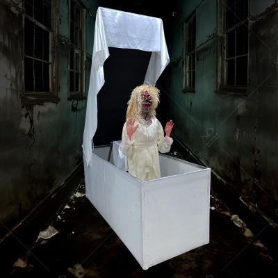 China Animatronic Haunted House Monster Props Decoration Ghost Bloody Zombie for sale