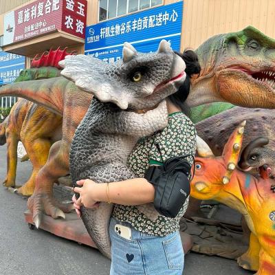 China Realistische Handpuppe für Dinosaurier für den Themenpark Dino zu verkaufen