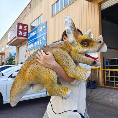 China Realistische, animatronische Baby-Dinosaurier-Puppe für den Dino Park zu verkaufen