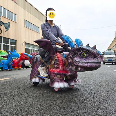 China Realistic Electric Remote Control Walking Dinosaur Ride Customized for sale