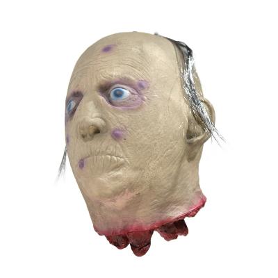 China Nightmare Haunted House Props  Halloween Zombie Mask Latex for Cosplay Party for sale