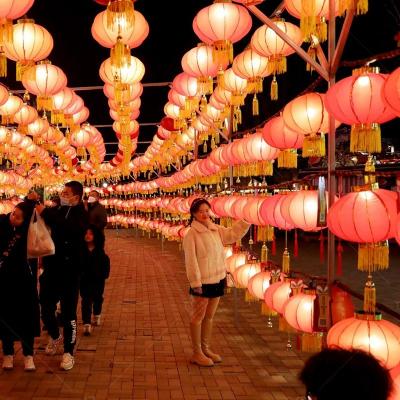 China Cuadro de acero Arte de la linterna del Año Nuevo Chino para la decoración del festival en venta