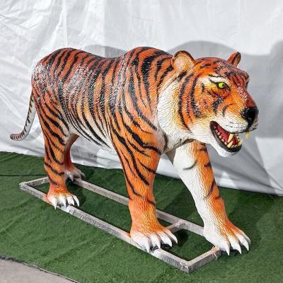 China Vergnügungspark Animatronische Tiersimulation Realistischer Animatronischer Tiger zu verkaufen