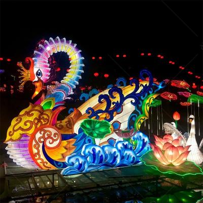 China Zigong Chinese Traditional Lantern Arts For New Year / Holiday for sale