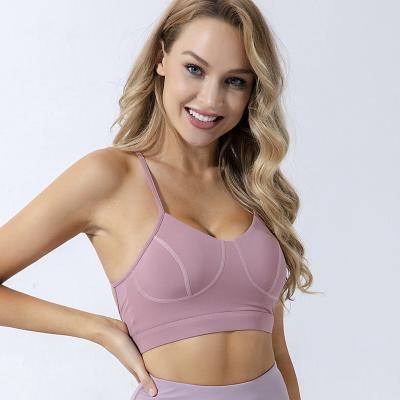 China China Breathable Women Young Lady Lightly Straps Yoga Fitness Products Breathable Shockproof Bra for sale