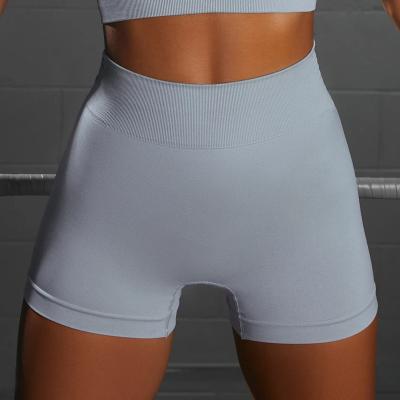 China Women Breathable Fitness Training Running Seamless High Waisted Bike Sport Yoga Pants Tight Shorts for sale