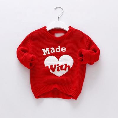 China Fashion Children Sweater Baby Clothes Sweater Breathable Casual Cartoon Printed Baby Knitwear for sale