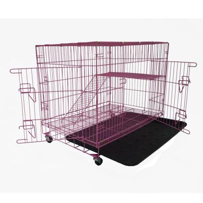 China Customized Widely Used Wholesale Cat Cages Welded Wire Mesh Cat Cage for sale