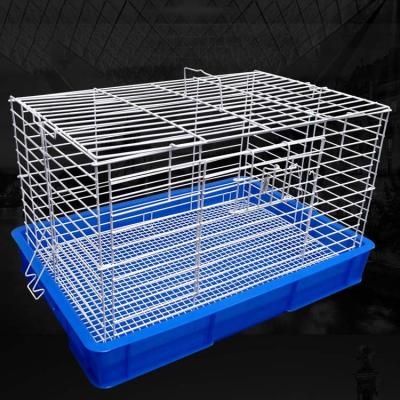 China Eco Used Indoor Commercial Welded Wire Mesh Meat Rabbit Breeding Farming Industrial Cage Sale For Rabbit for sale