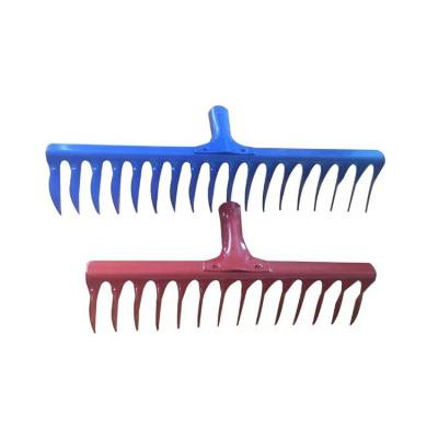 China High Quality Steel Garden Rake Multi Teeth Handle Rake Garden Rake Cultivating Rake for sale