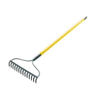 China High Quality Garden Rake Garden Tools Leaf Rake Steel Lawn Leveling Rake Without Handle for sale