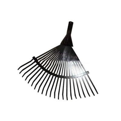 China High Quality Steel Grass Rake Garden Leaf Rake Deciduous Cleaning Garden Tools for sale