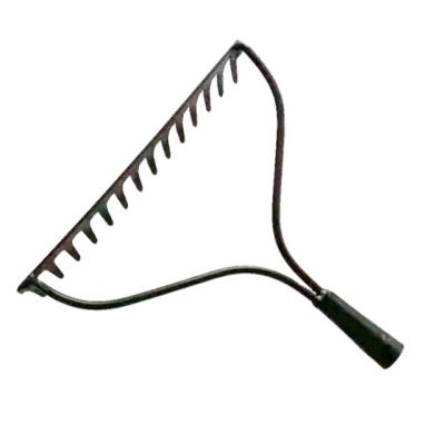 China Wholesale Steel Agriculture Tool Farm Rake Soil Garden Rake Durable Carbon Steel Rake for sale