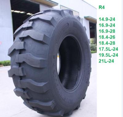 China Good Quality Hot Sale Backhoe Tire R4 Loader OTR Tire Hard Road Condition 21L-24,19.5L-24,17.5L-24, 18.4-28 for sale