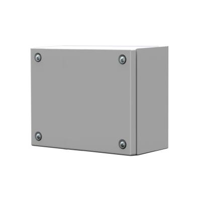 China Stainless Steel Plate Or Galvanized Steel Waterproof Junction Box Enclosure Installed On Wall IP65 Electronic Control Case for sale