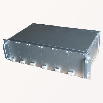 China Aluminum alloy profiles and aluminum alloy sheet 4U sub-rack is suitable for installation on the standard 19 inch rack for sale