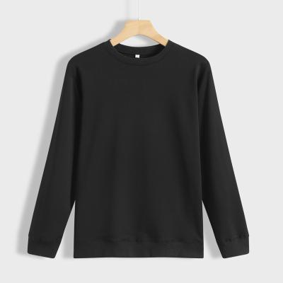 China Breathable Good Quality Crewneck Sweatshirt Solid Color Long Sleeve Women Sweatshirt for sale