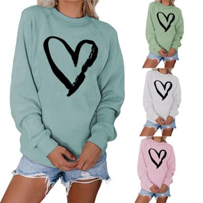 China Breathable Promotional Women Embroidered Sweatshirt Vintage Pullover Sweatshirt for sale