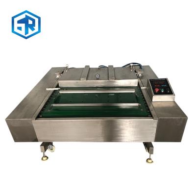 China 1000*10mm Continuous Type Fully Chamber Chicken Belt Packing Machine for sale