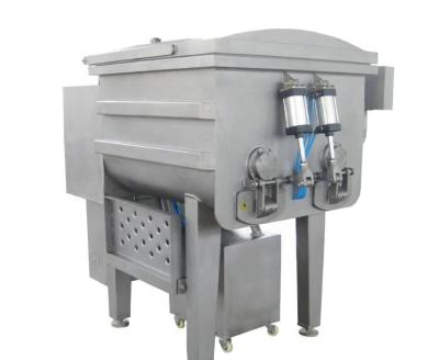 China Popular Meat Processing Plants Sale Low Price Stainless Steel Vacuum Meat Mixer for sale