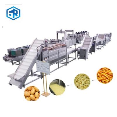 China Fully Automatic Frozen French Fries Production Line Automatic Production Line for sale