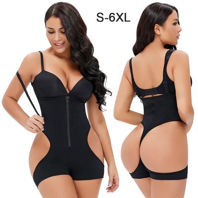 China Breathable Fajas Colombianas 6XL Shorts Invisible Body Shaper Butt Lifter Panties Plus Size Underwear Shapewear For Women for sale