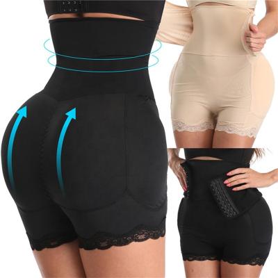 China Slim Buttocks Fajas Reductoras High Waisted Hips Shaper Padded Shapewear Women Waist Panties Tummy Control Antibacterial Trainer Belt Panties for sale