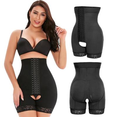 China Antibacterial Women Lace Up Reductoras Shapewear Enhancer Waistband Butt Lifter Invisible Panties Mujer Fajas Colombianas Shapers High for sale