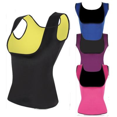 China Antibacterial Modeling Body Shaper Neoprene Top Sauna Sweat Vest Waist Trainer Strap Slimming Tummy Girdle Shapewear Strap Plus Size for sale