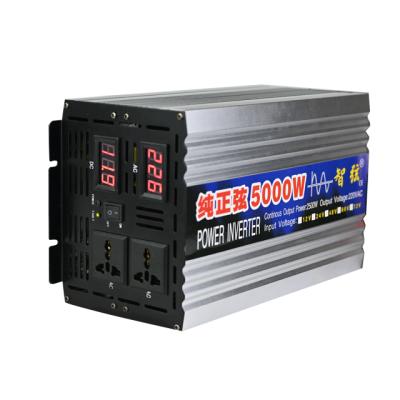 China Hot Selling Home Appliance Inverter 5000W 12V 24V Pure Sine Wave AC 220V 5kw DC On Grid Inverter for sale