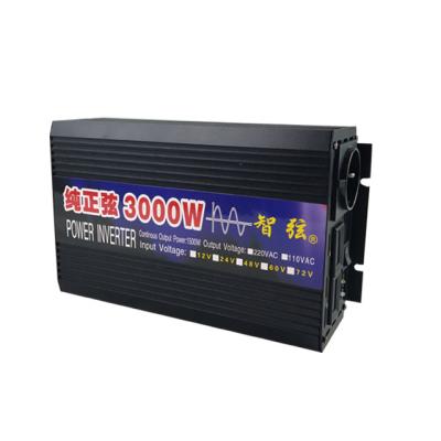 China Home Appliance Off Grid Converters 1500w 12v 220v Pure Sine Wave With Bypass Function for sale