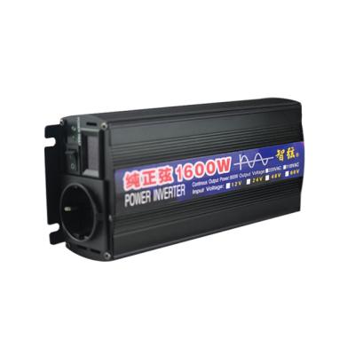 China Pure Sine Wave Inverter LED12V 24V 48V 60V 220V 230V 240V 1600w Voltage Transformer 1600w 246*106*55mm for sale