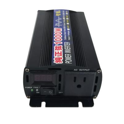 China Hot selling home appliance 1000w 12v 24v 48v dc to ac 110v 120v 130v 1000 watt pure sine wave power inverter for sale