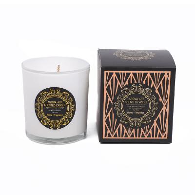 China Birthdays Wholesale Black and White Suit Soy Aromatherapy Wax Aromatherapy Candle Essential Oil Sets Scented Candle for sale