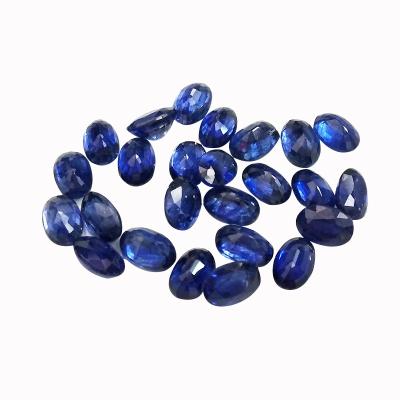 China Hot Sale African Sapphire Loose Stone Drop Shape Love 5*7mm Ring Necklace Jewelry Inlay for sale