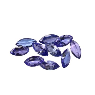 China New Hot Natural Tanzanite Marquis Shaped Bare Stone Love Loose Diamonds Eye Jewelry Private Order for sale