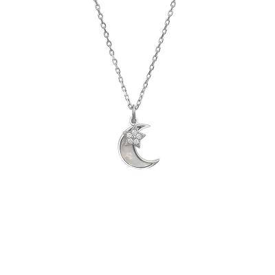 China Cute Star Necklace Moon Necklace Gift for Girlfriend Lovers for sale