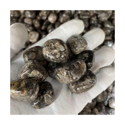 China China wholesale high quality natural fengshui quartz meditation healing detritus agate stone macadamia crystal for decoration gifts for sale